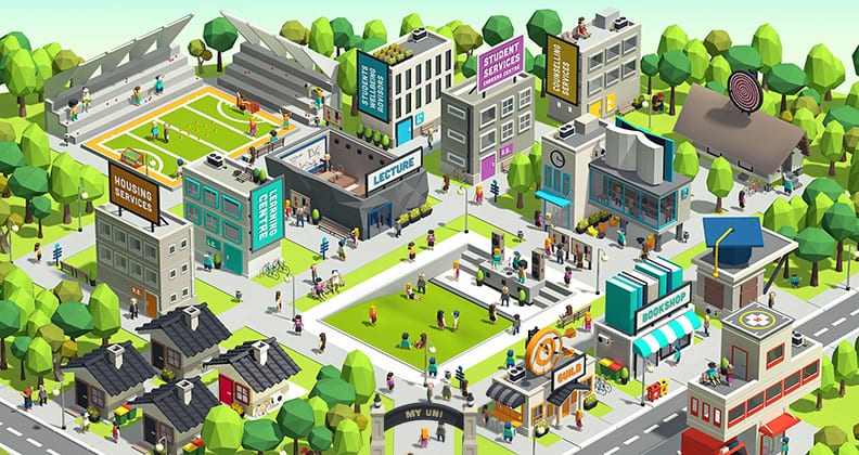 Image for Online game gives students a glimpse of university life