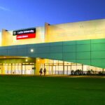 Curtin Stadium goes gold for childhood cancer awareness
