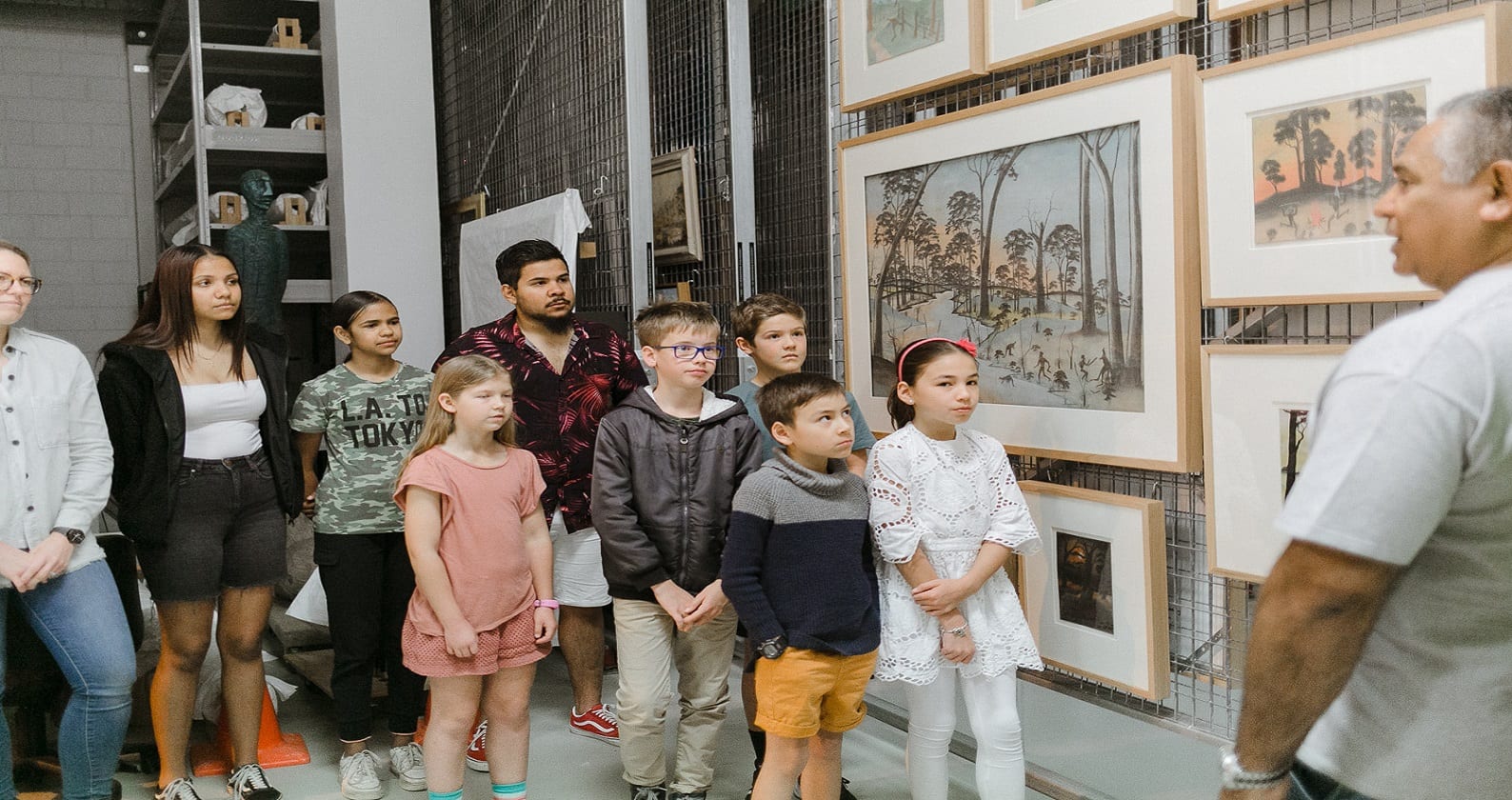 Image for Curtin’s plan to give rare artworks by Nyungar children a place to call home