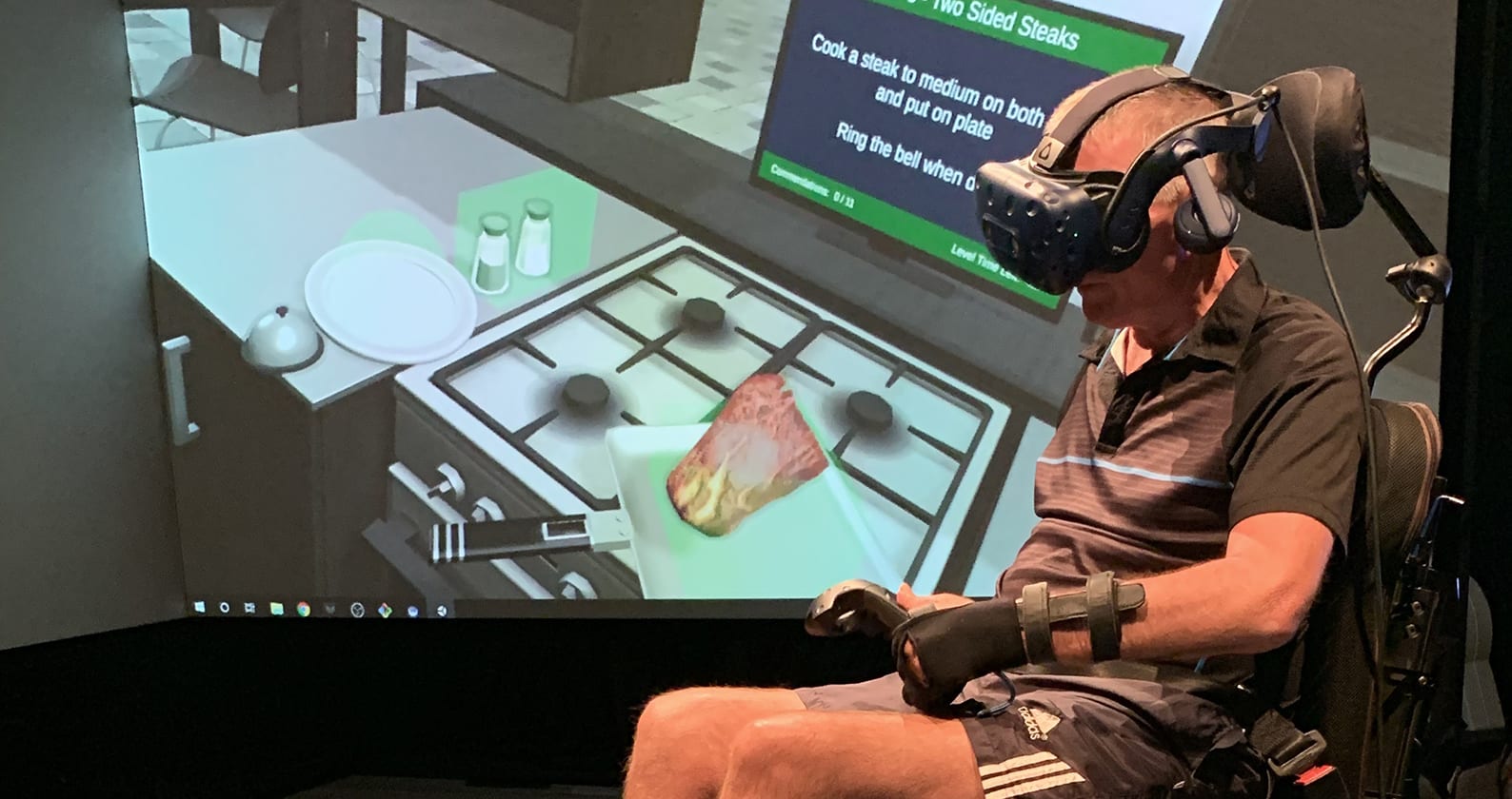 Image for Curtin uses VR to help spinal-injured people re-learn how to move