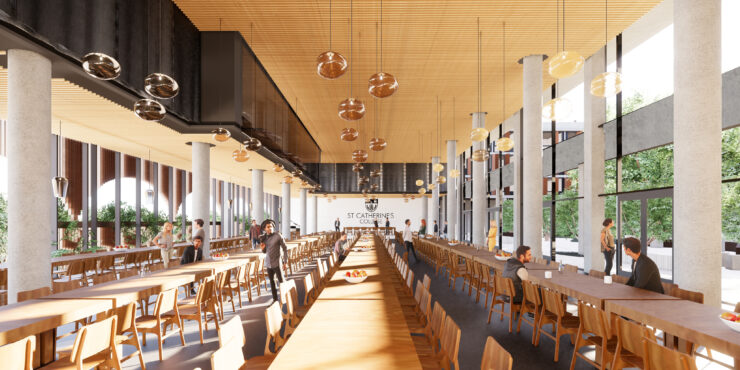 Dining hall artist impression