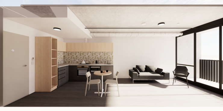 Apartment artist impression