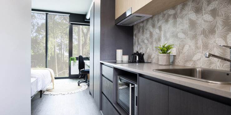 Apartment kitchen artist impression