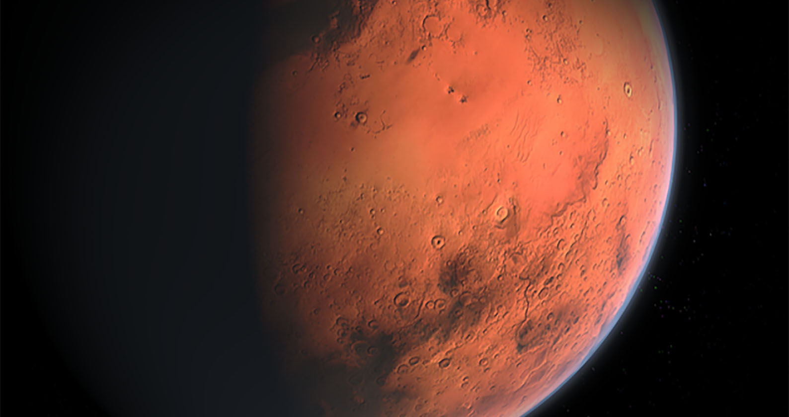 Image for Curtin researchers locate largest known fresh meteorite strikes on Mars