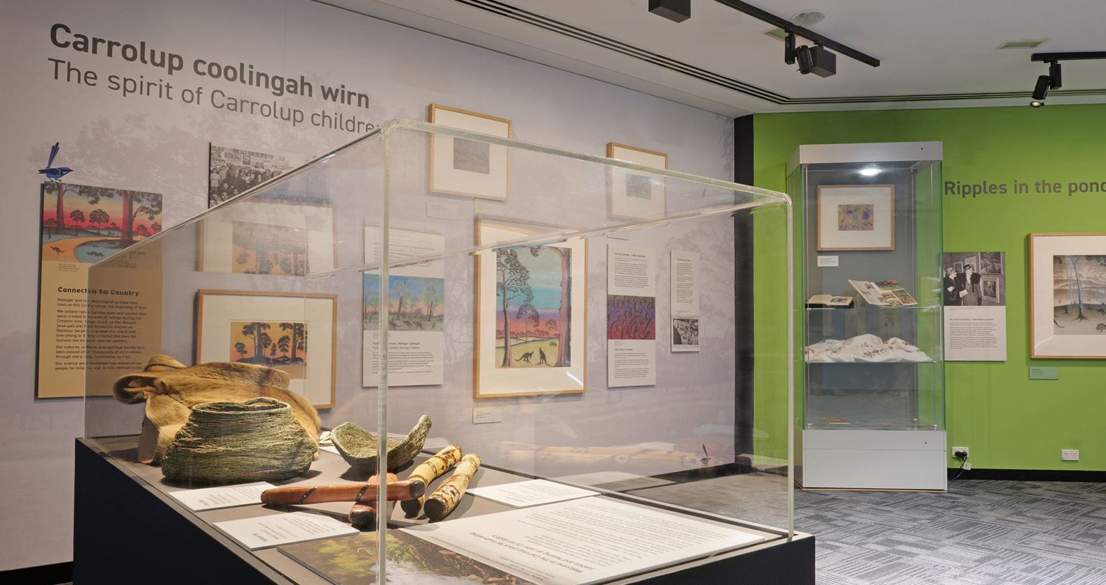Image for Carrolup Coolingah Wirn – The Spirit of Carrolup Children now showing at the John Curtin Gallery