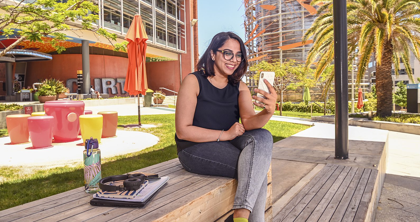 Image for Download the BE WELL App to set yourself up for success this semester!