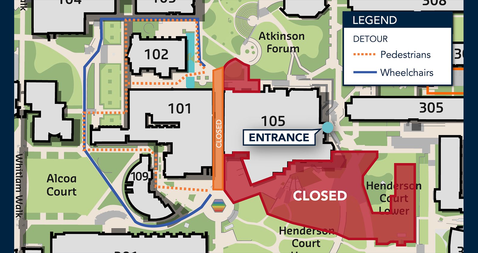 Image for Sir Charles Court Promenade closed 7 August to Semester 1 2022