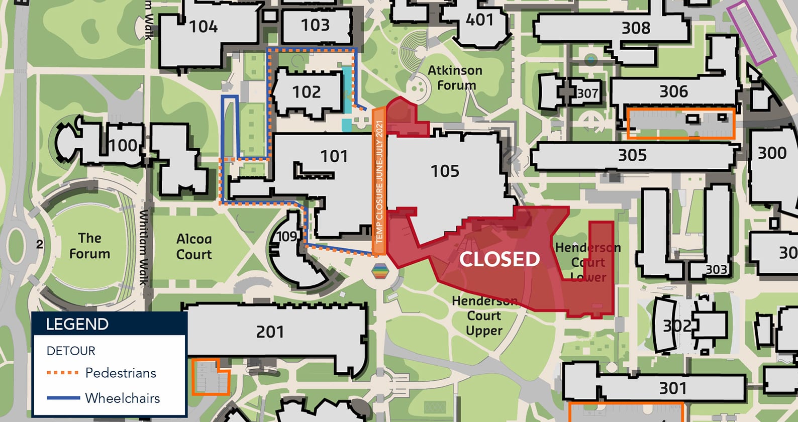 Image for Closure at Sir Charles Court Promenade between June and July