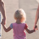 Family holding hands