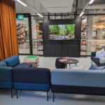 View of the VR space in the makerspace