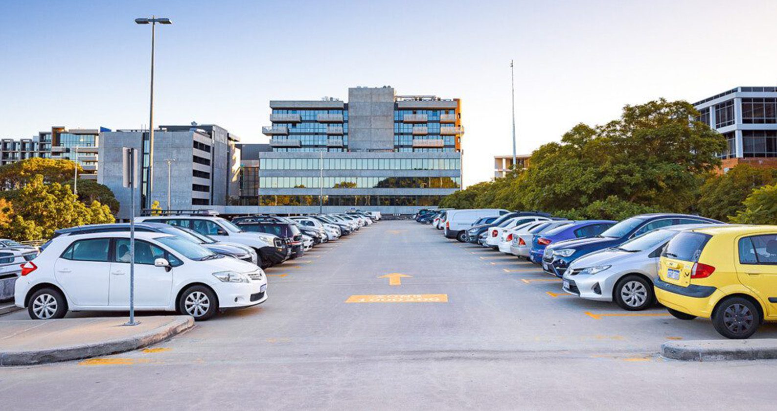 A carpark at Curtin Perth