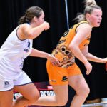 Curtin student plays basketball against University of Melbourne