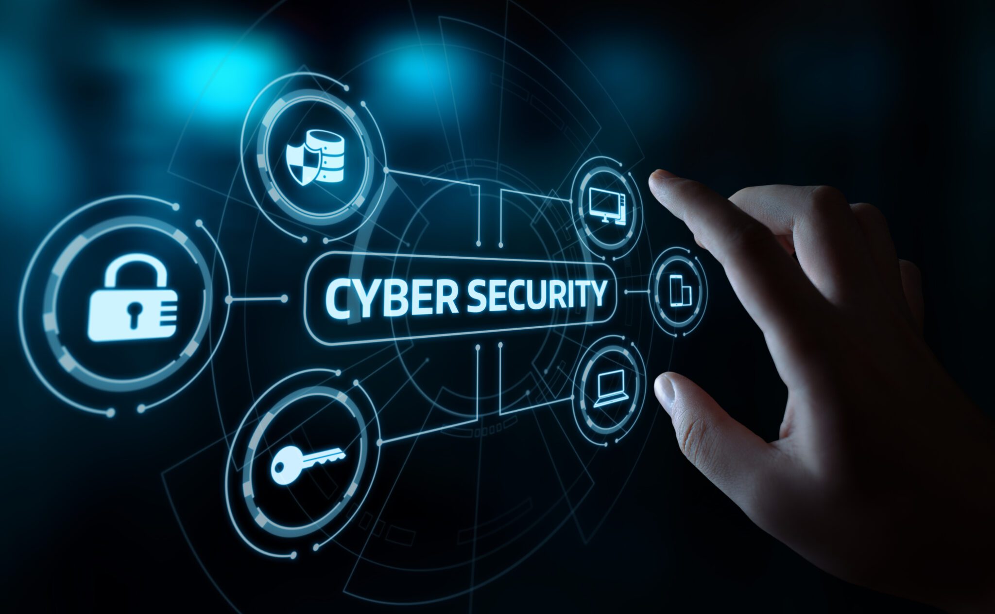 Cyber security graphic