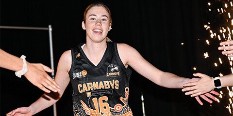 Curtin UBL player Eloise Farrington.