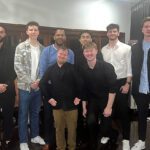 Mens Curtin UBL team at the Awards ceremony.