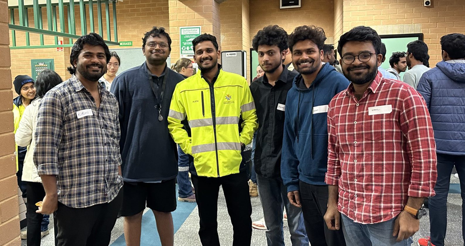 Group of students and industry mentors at Curtin Kalgoorlie campus.