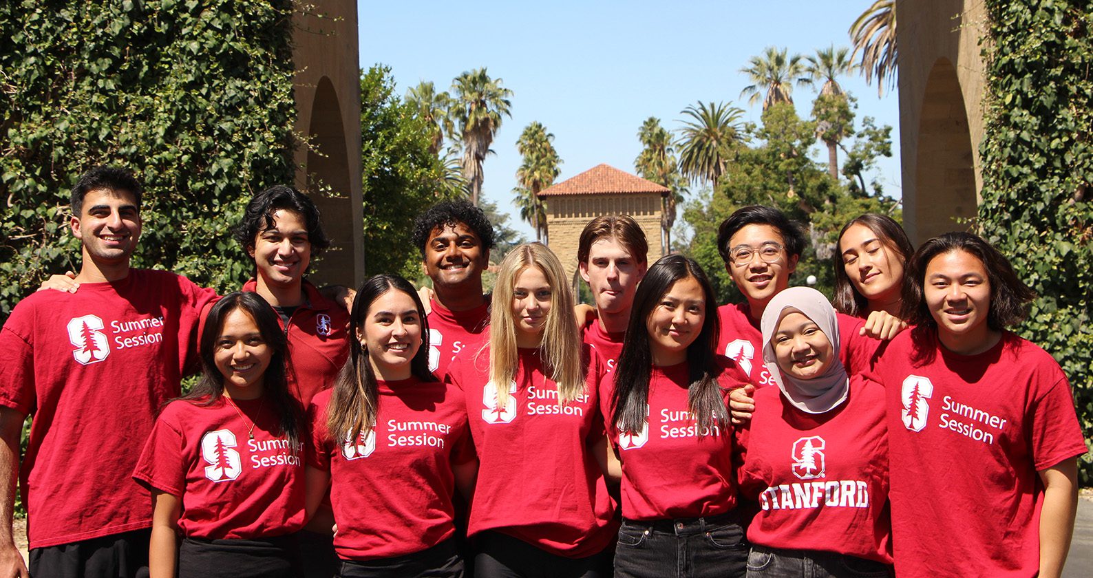 A group photo of the FBL students selected as part of Stanford's International Honours Program