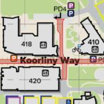 Map of the Koorliny Way closure.