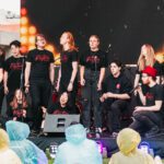 Students singing at Talent 4 Tomorrow 2023