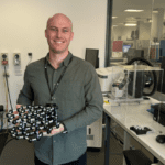 Researcher Dr Jason Fogg in the Curtin Carbon Group laboratory