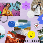 A digital moodboard collage