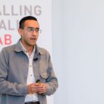 Bruno talking at a conference.