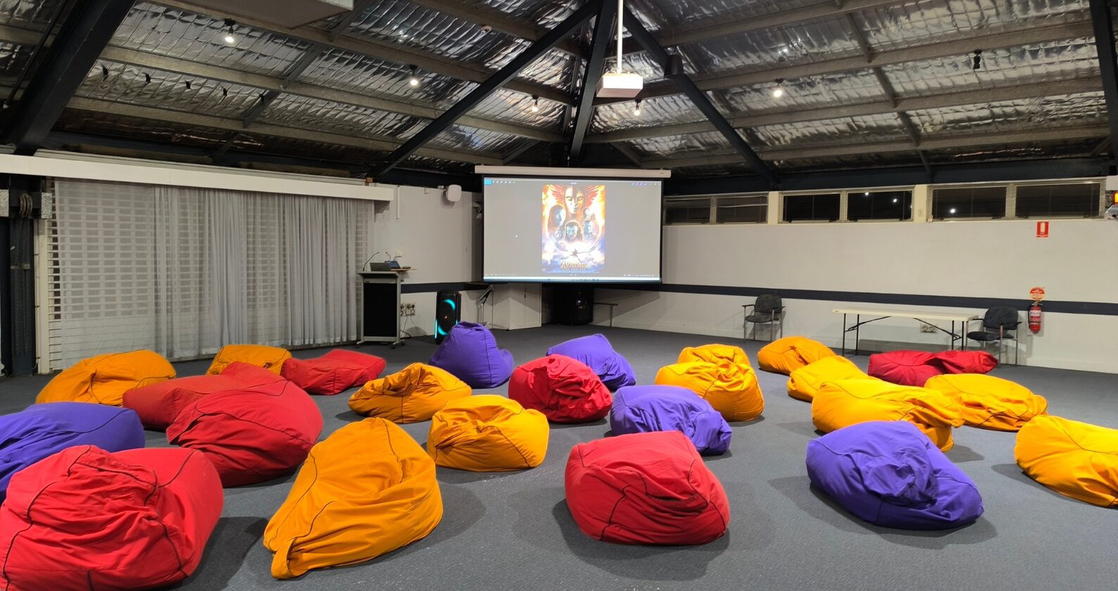 N2CKal Mentors host Movie Night at Graduates Hall