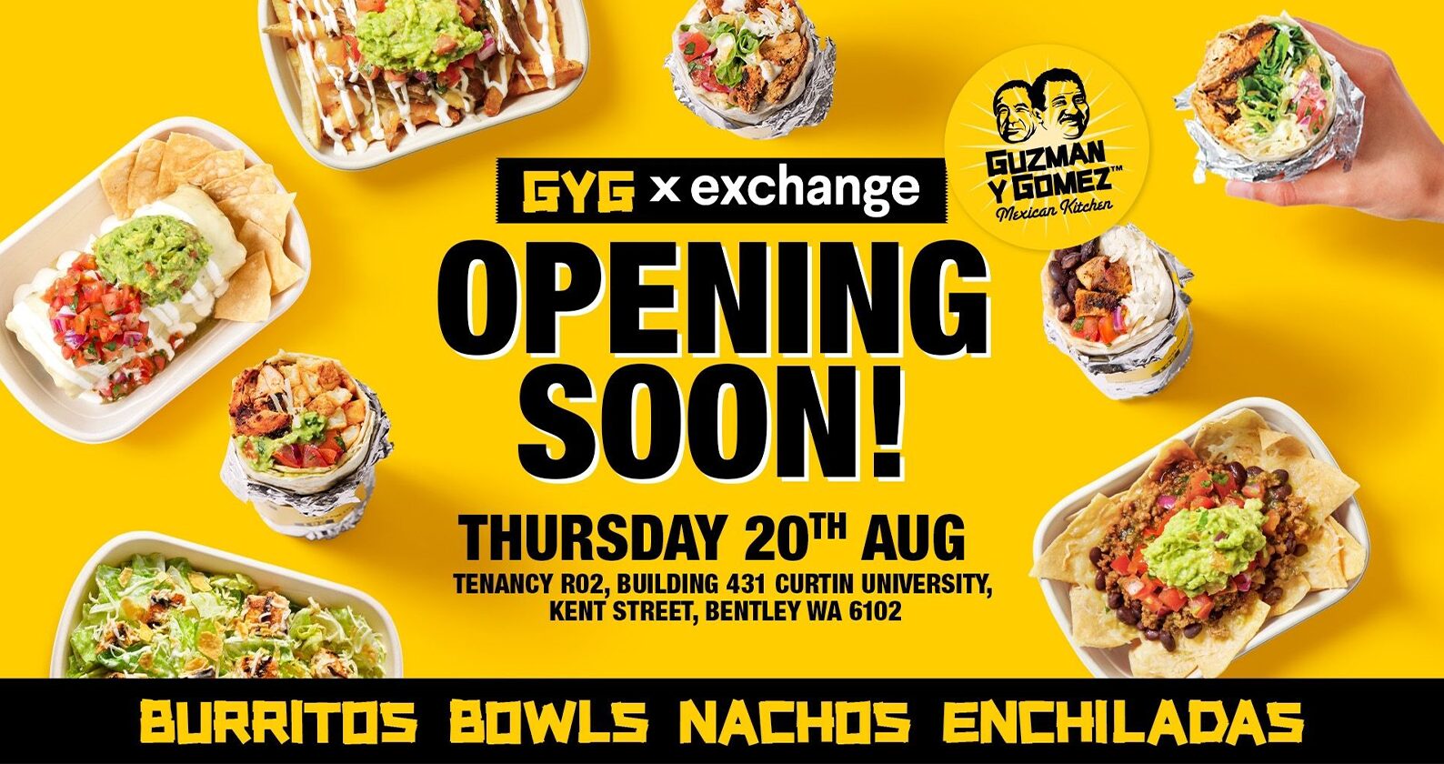 Image for Guzman y Gomez opens Thursday 20 August!