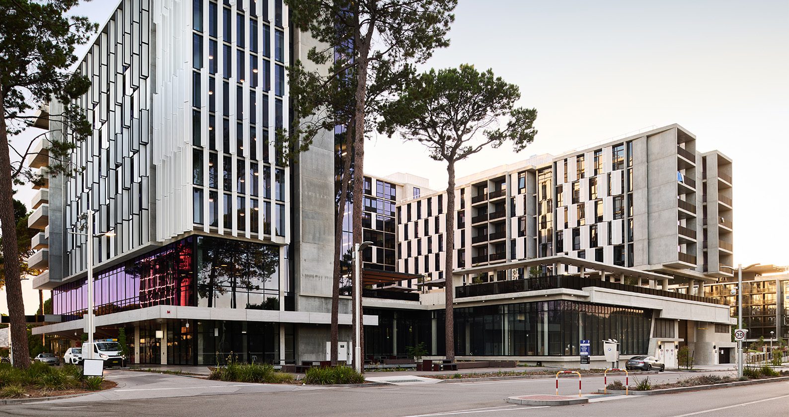 Buildings on the Curtin Bentley Campus