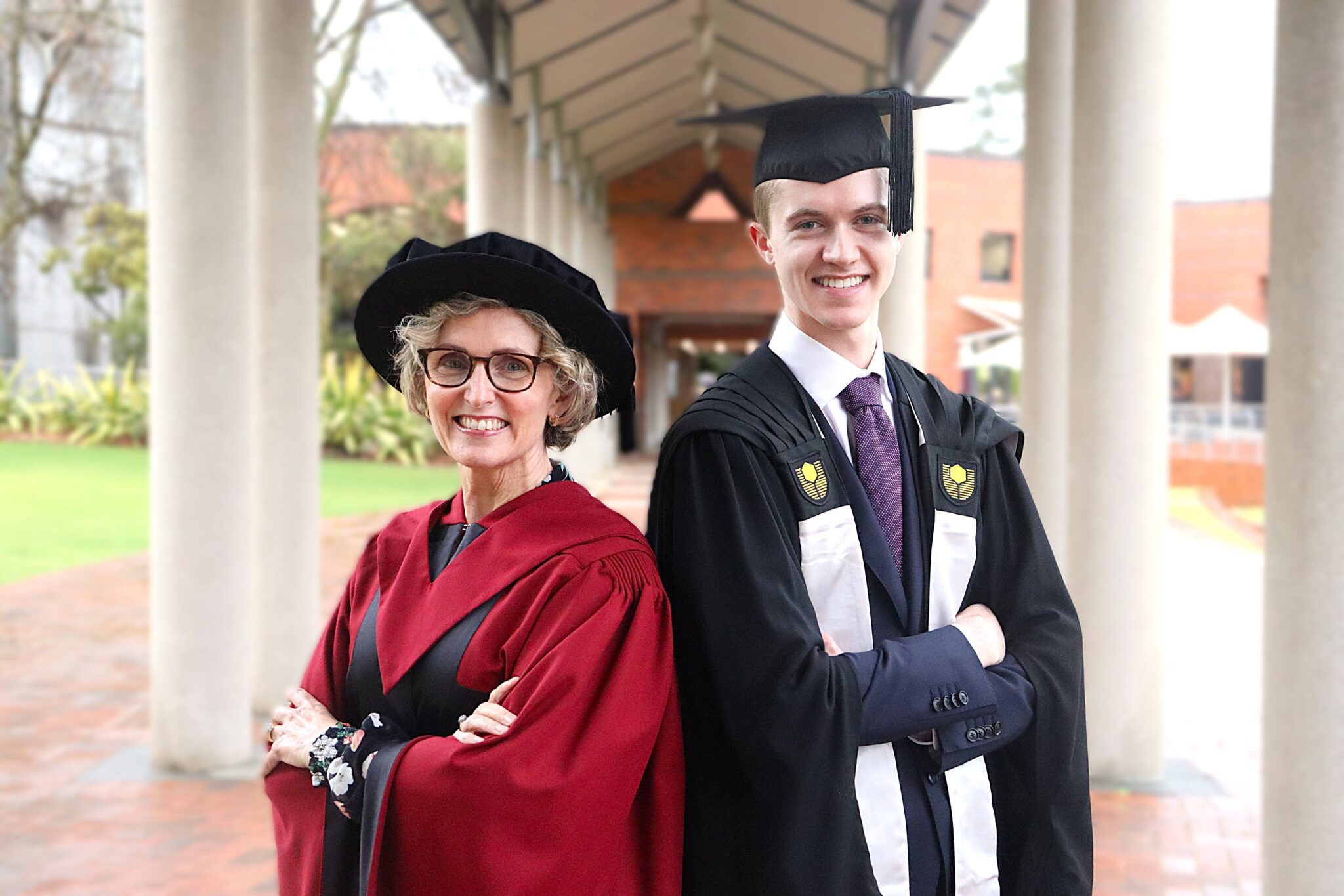 Image for Double degree of family pride for Curtin mother and son duo