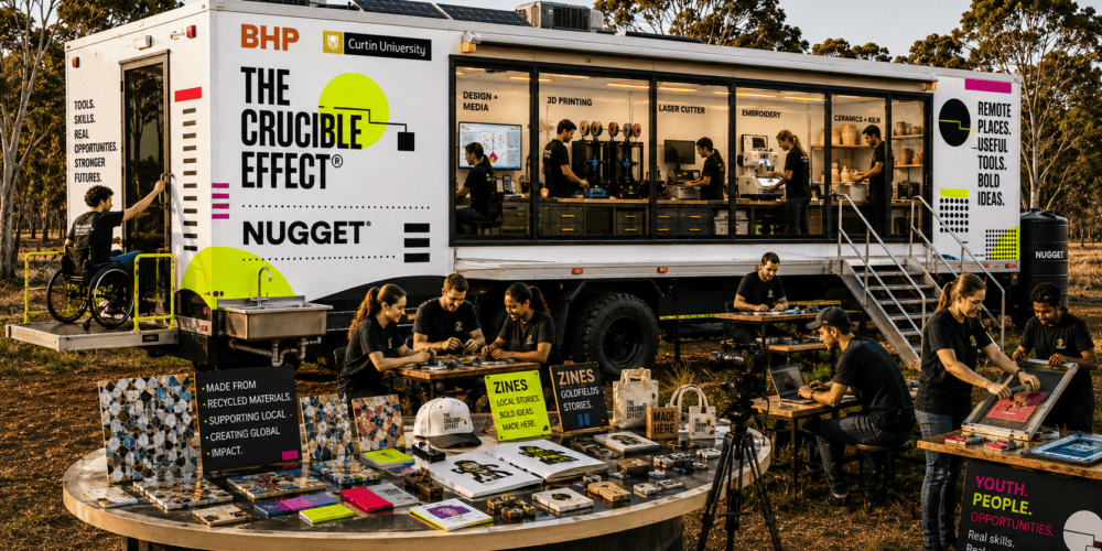 Meet Nugget: the mobile studio set to help local ideas strike gold