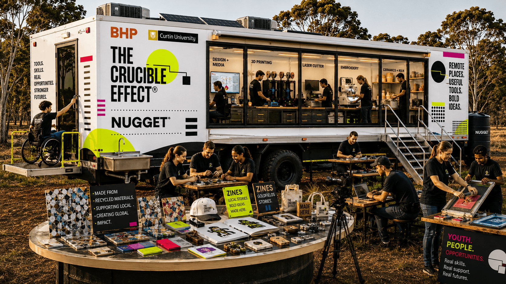 Image for Meet Nugget: the mobile studio set to help local ideas strike gold
