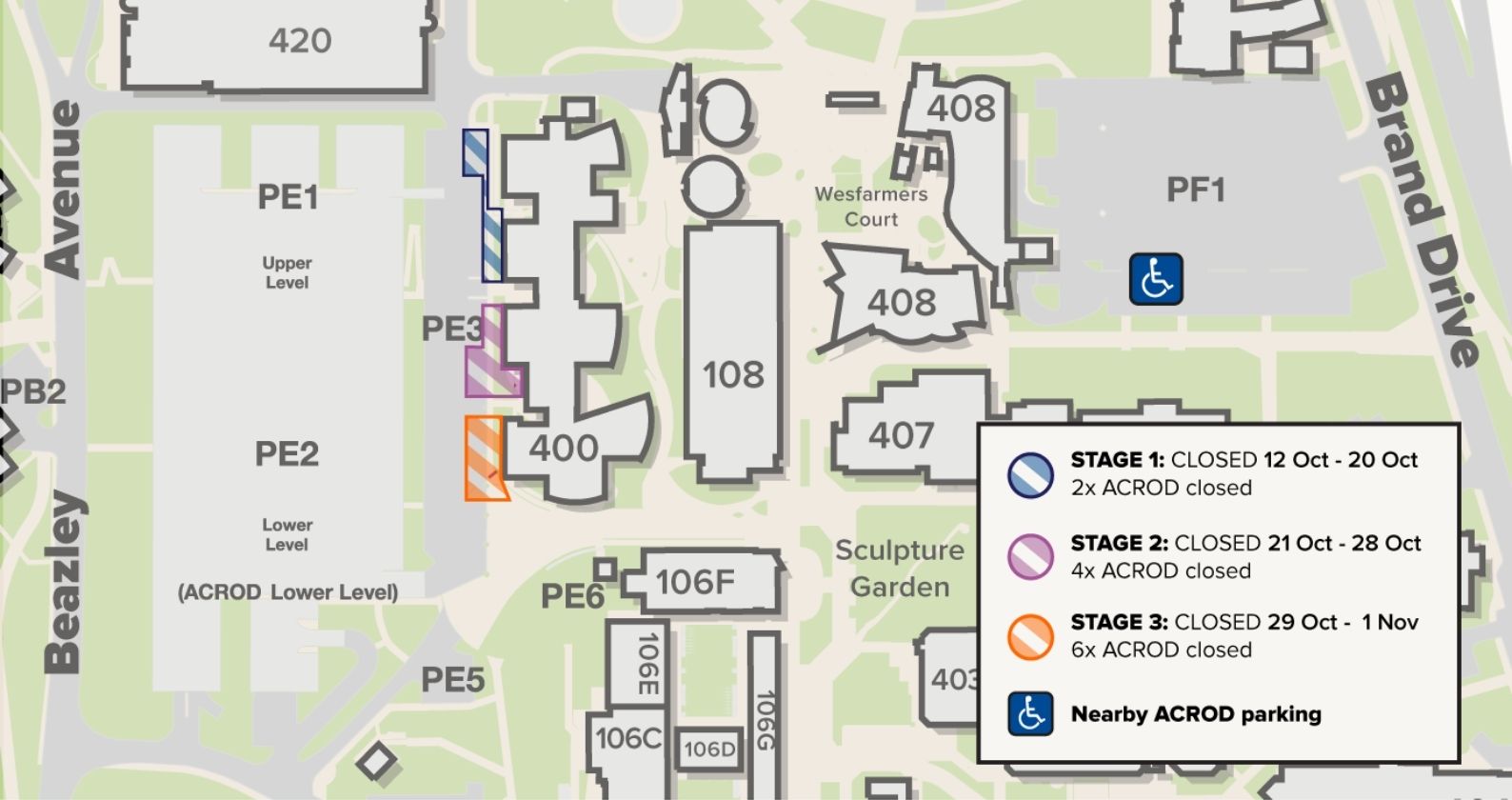 Image for Pathway Upgrade – between Building 400 and Multideck Carpark (PE2)