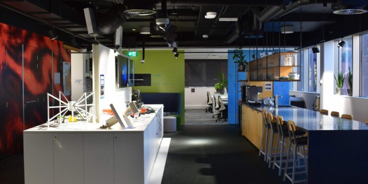 Inside Innovation Central premises at Curtin University
