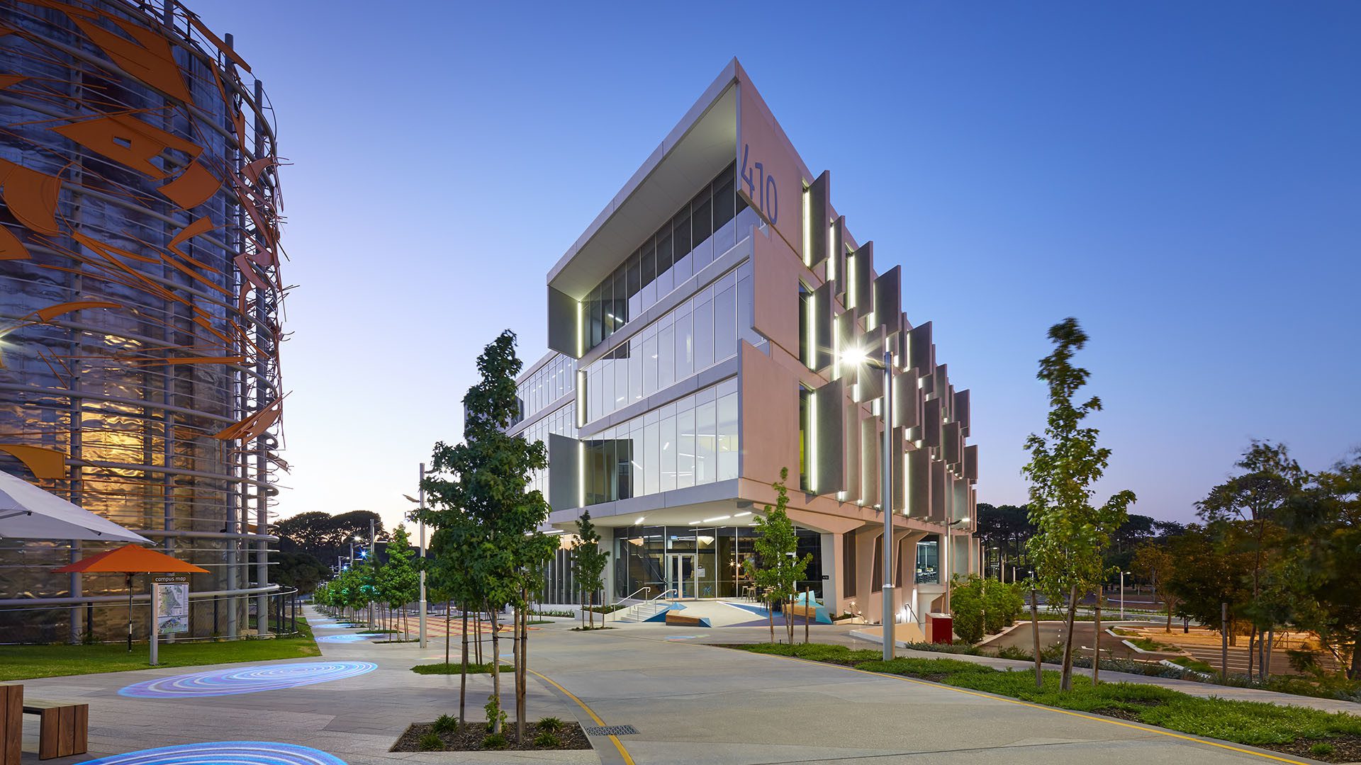 Angular exterior of the Curtin Medical School