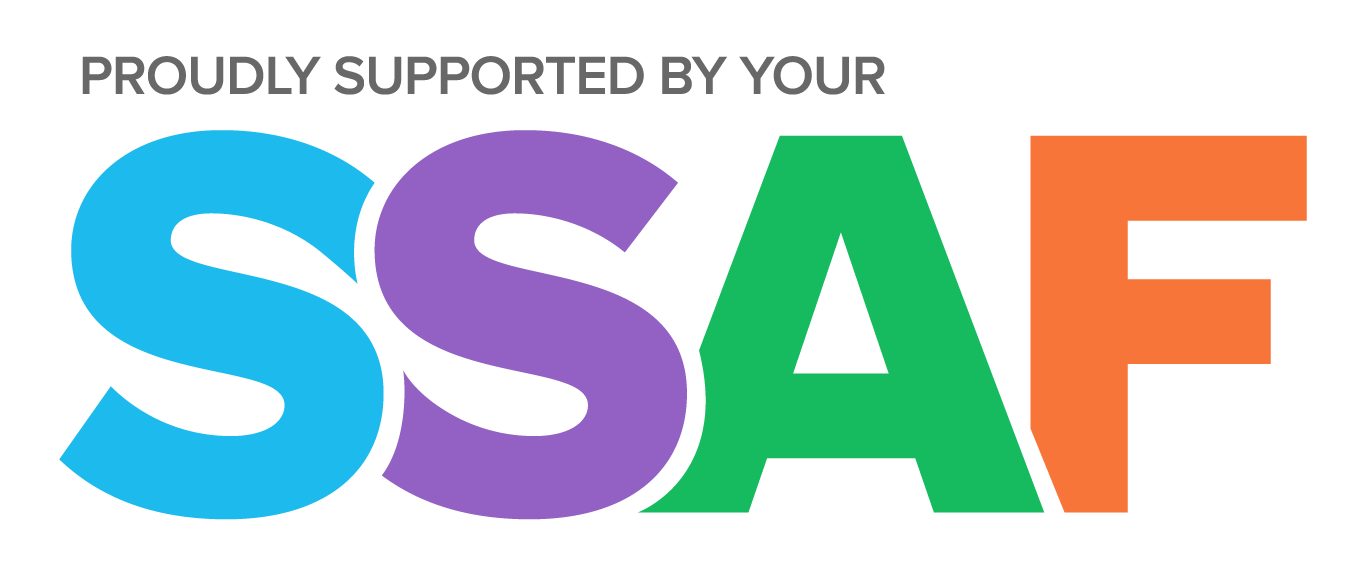Proudly supported by your Student Services and Amenities Fee