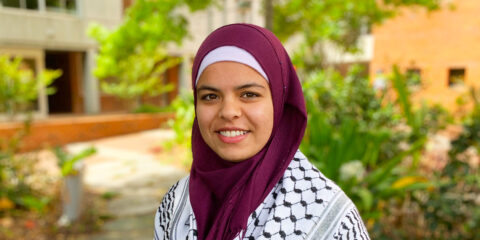 Meet Razanne, a pharmacy student and President of the Curtin Palestinian Society!
