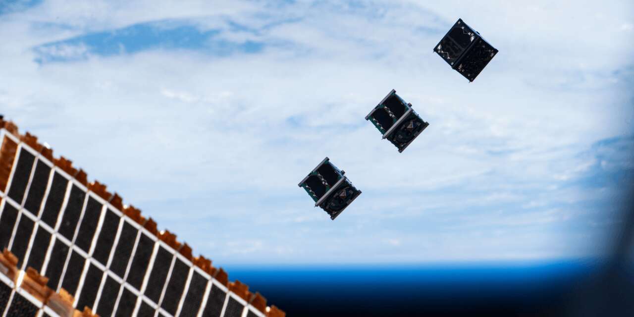 Student-designed and developed hardware floating in low-earth orbit onboard cube satellites.