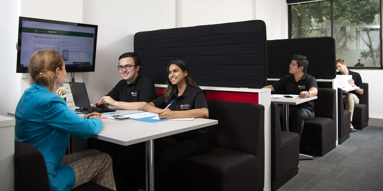 Students in the Tax Clinic