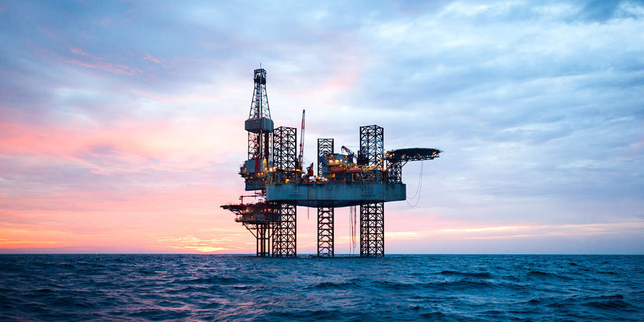 An oil rig