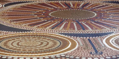 Indigenous mosaic artwork