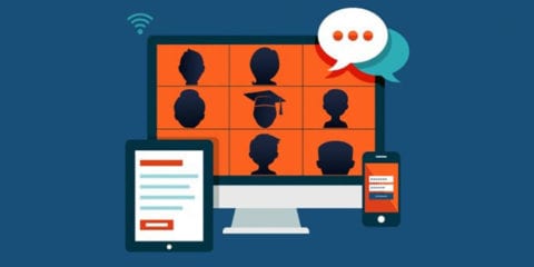 Various methods of communication.